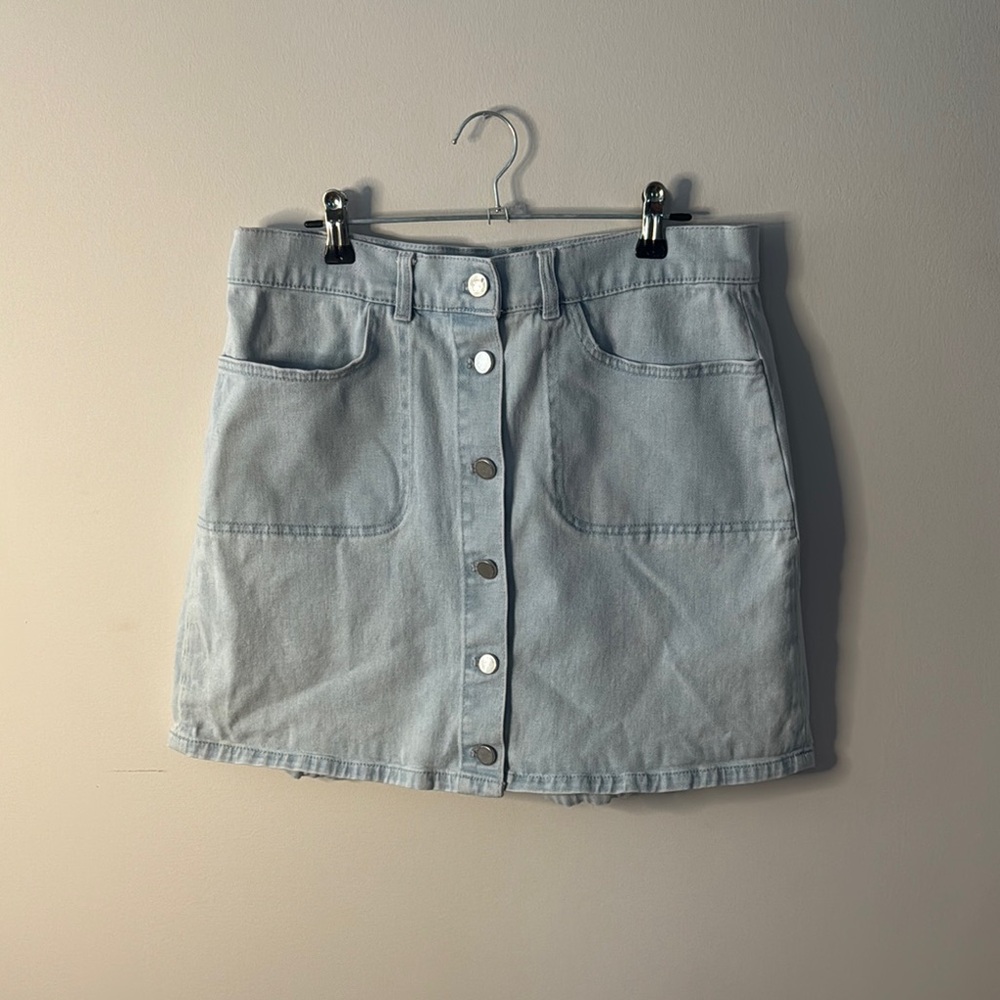 French Connection Blue Denim Skirt